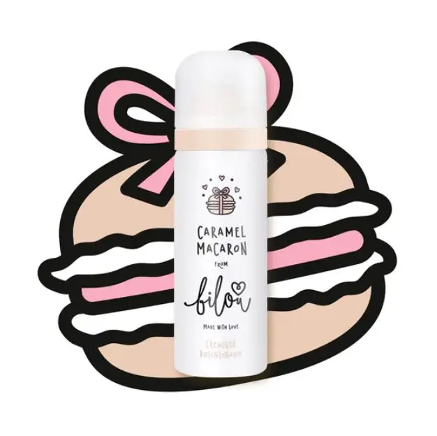myny-penka-dlia-dusha-bilou-caramel-macaron-50ml-43803681393811
