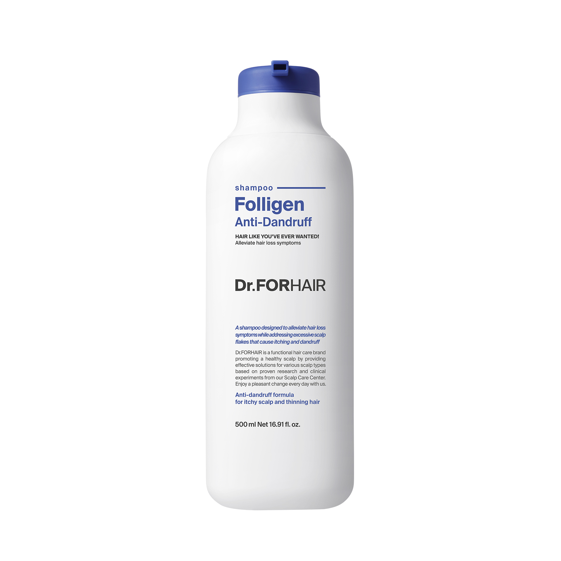 Dr.FORHAIR Folligen Anti-Dandruff Shampoo-500ml