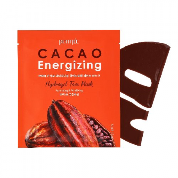 petitfee_cacao_energizing_hydrogel_face_mask