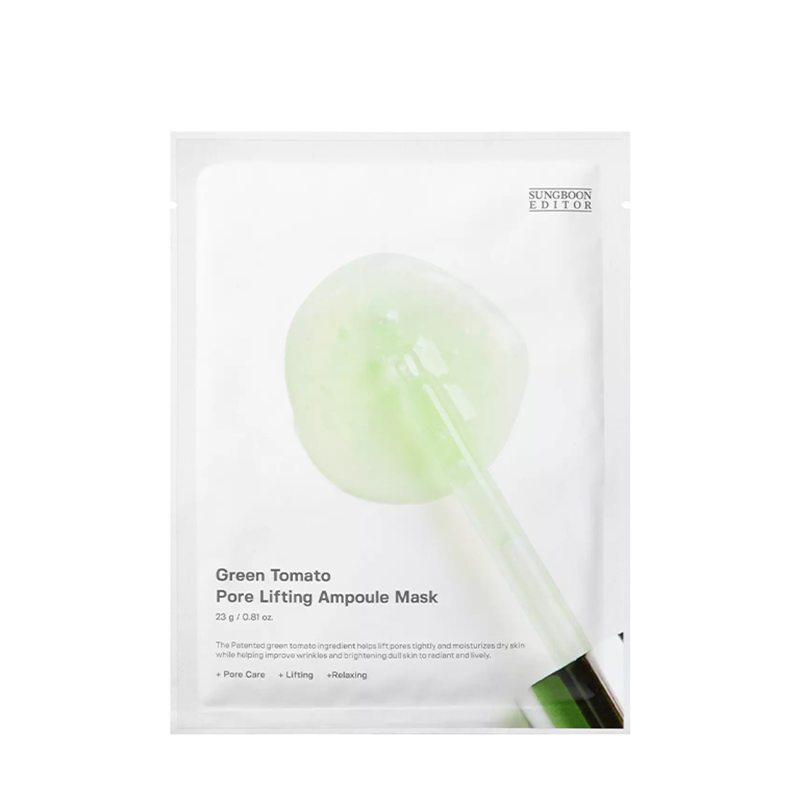 Sungboon-Editor-Green-Tomato-Pore-Lifting-Ampoule-Mask-23g