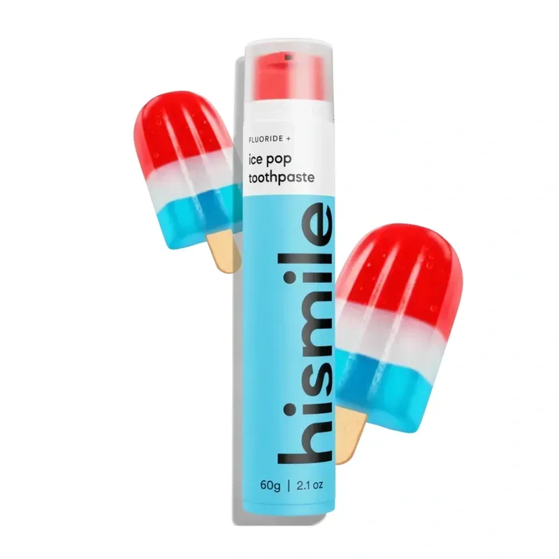 Зубна паста зі смаком фруктового морозива Hismile Ice Pop Toothpaste, 60 г