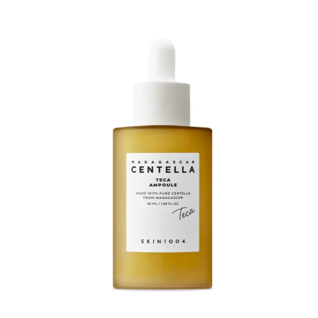 Зміцнююча та заспокійлива відновлююча cироватка SKIN1004 Madagascar Centella Teca Ampoule